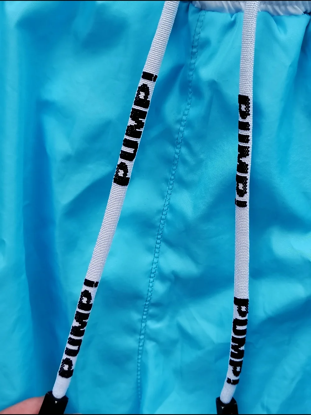 PUMP! Men’s Light Blue Athletic Swim Trunks Pump style 13002